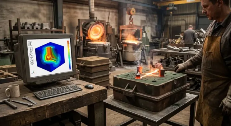 Logiciel de simulation de coulée et solidification en fonderie